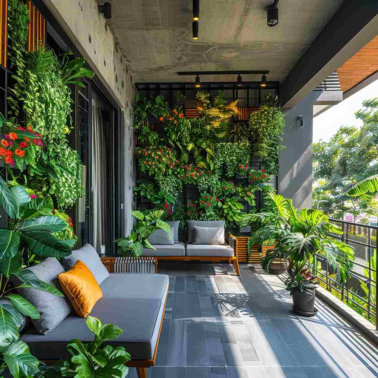 Jardines urbanos Barcelona